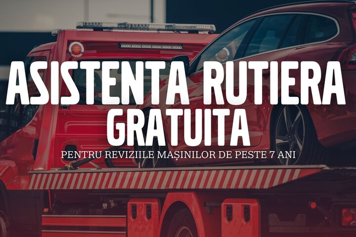 Asistență rutieră inclusă pentru mașini de peste 7 ani