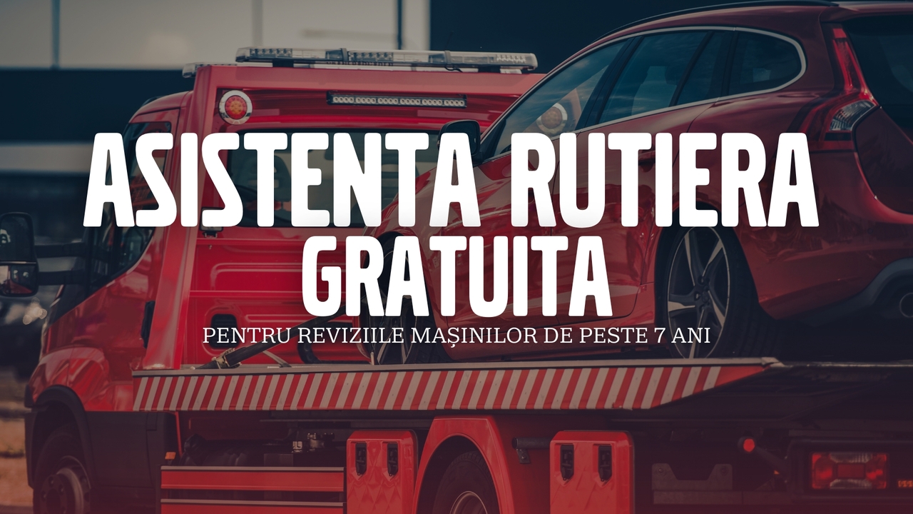 Asistență rutieră inclusă pentru mașini de peste 7 ani