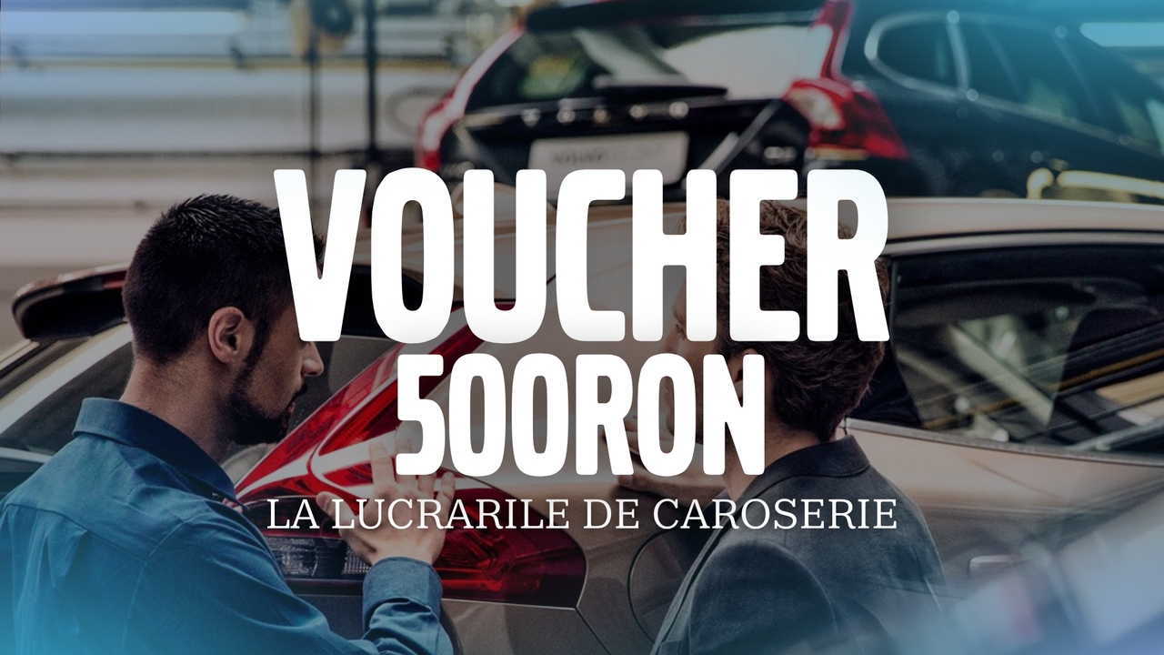 Voucher de până la 500 RON pentru lucrări de caroserie